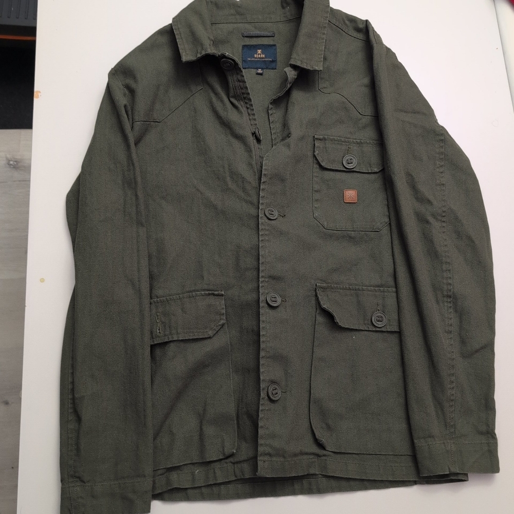 Roark Olive Utility Shirt Jacket